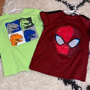 2 toddler boy shirts